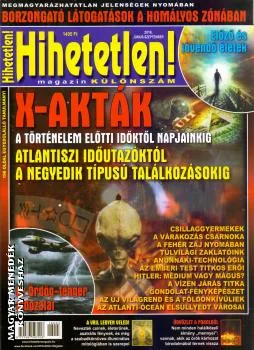 X-Akták HIHETETLEN MAGAZIN KÜLÖNSZÁM