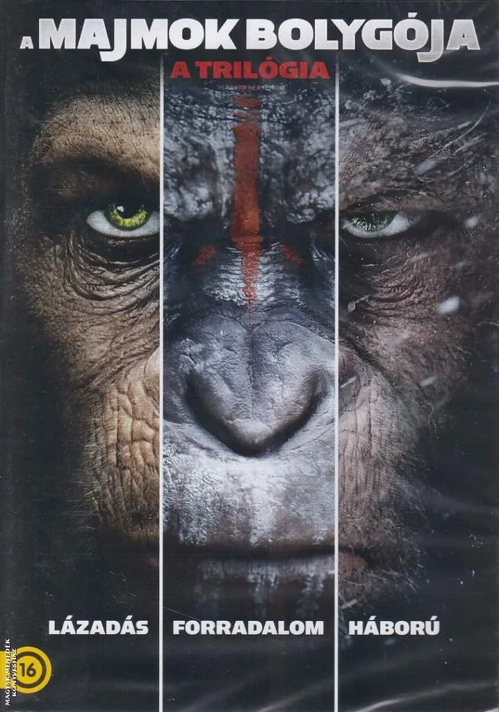 A majmok bolygója TRILÓGIA - DVD