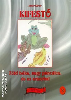 Zöld béka, nagy páncélos, és az aranyhal kifestő 3.