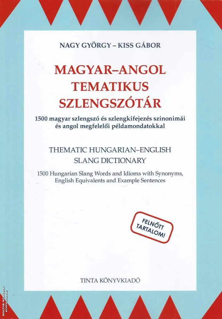 Magyar-angol tematikus szlengszótár