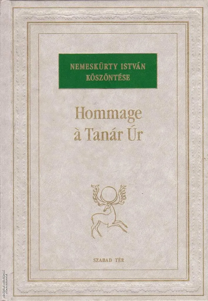 Hommage á Tanár Úr - ANTIKVÁR