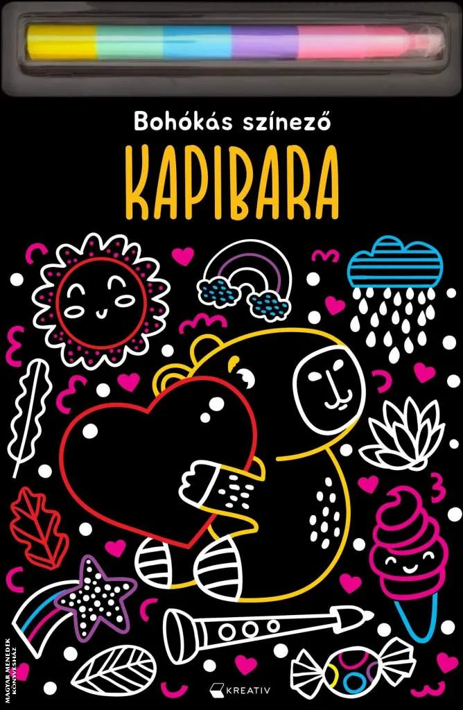 Kapibara - Bohókás színező