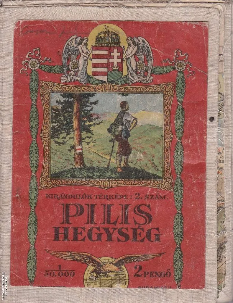Pilis hegység térkép ANTIKVÁR
