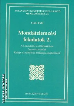 Mondatelemzési feladatok 2.