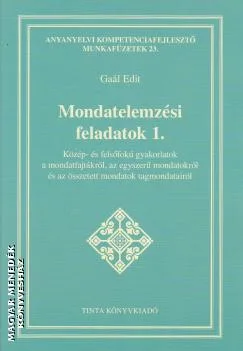 Mondatelemzési feladatok 1.