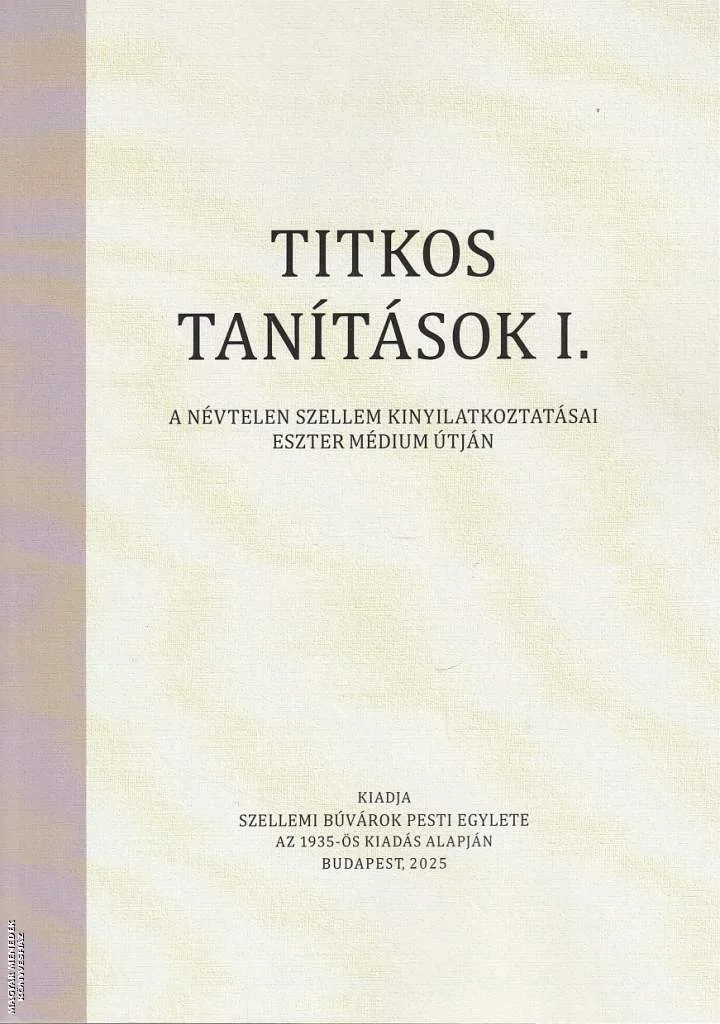 Titkos tanítások I.