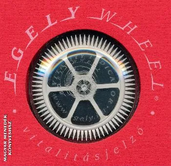 Egely-kerék vitalitásjelző fekete színben