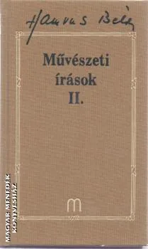 Művészeti írások II.