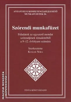 Szórendi munkafüzet