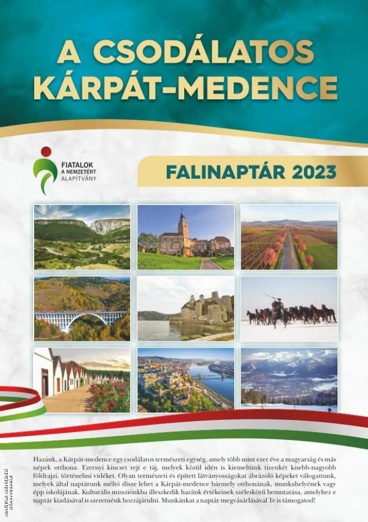 2023-as falinaptár - A csodálatos Kárpát-medence