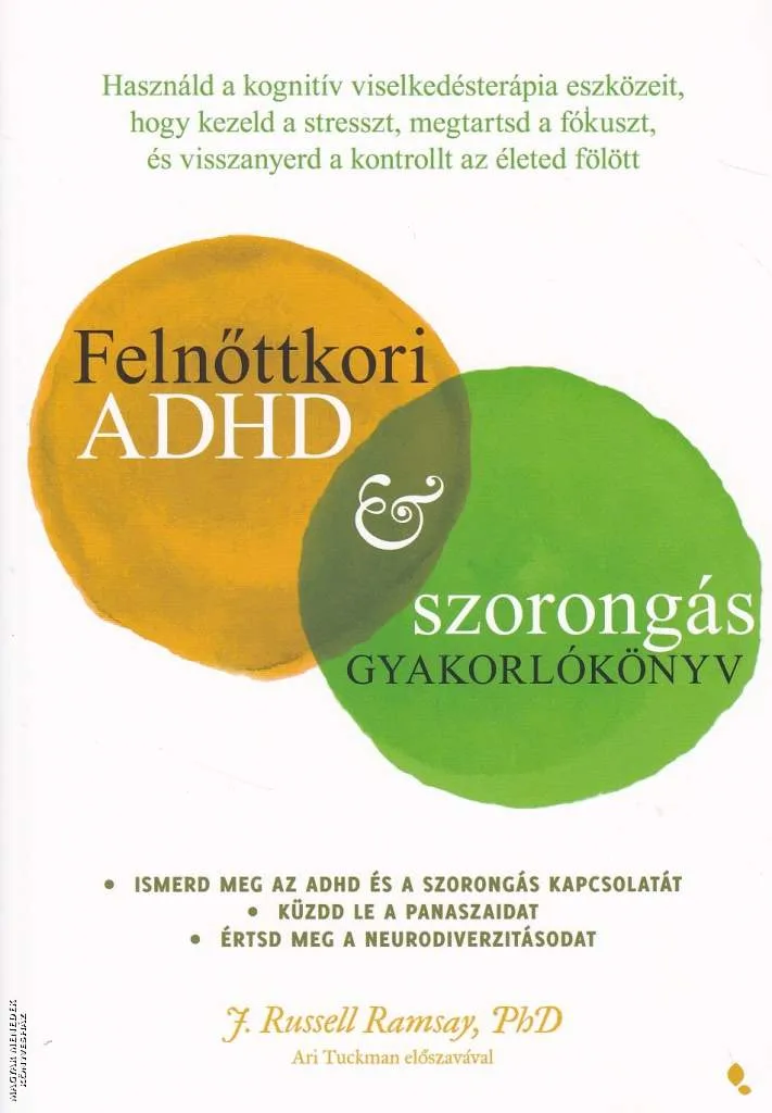 Felnőttkori ADHD és szorongás gyakorlókönyv