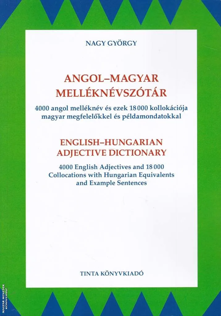 Angol-Magyar melléknévszótár