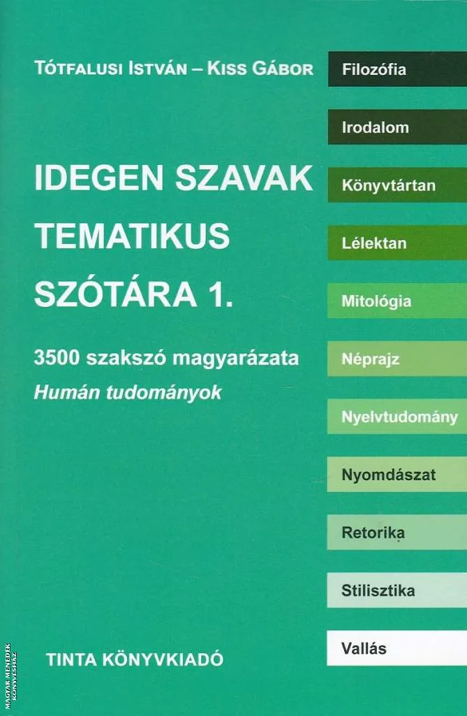 Idegen szavak tematikus szótára 1.