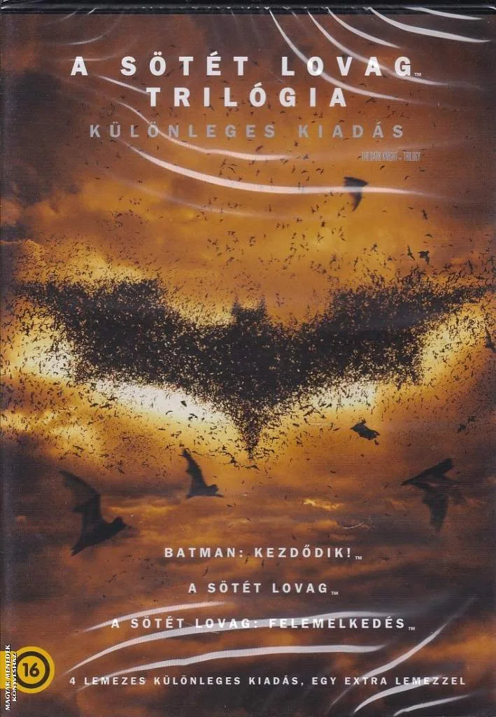 A sötét lovag trilógia DVD