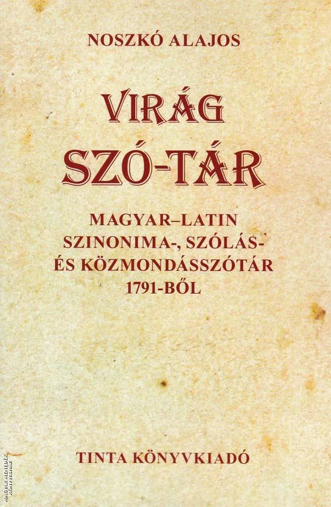 Virág szó-tár