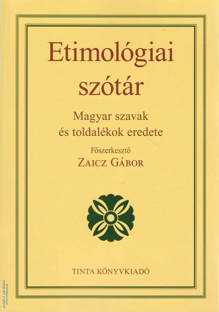 Etimológiai szótár - 2026-os kiadás