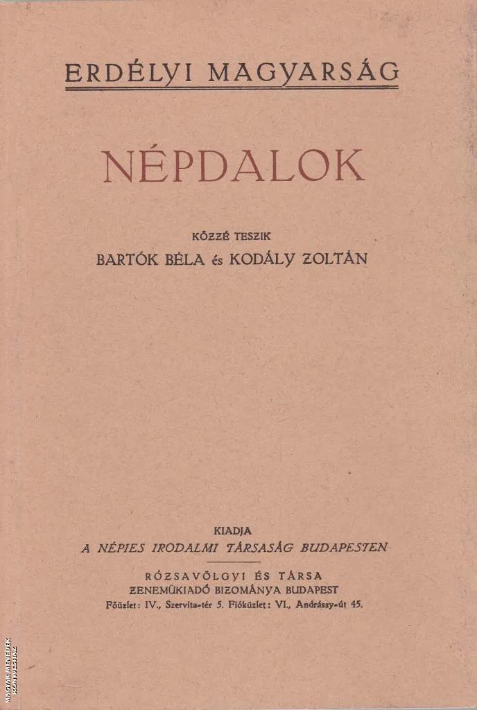 Népdalok ANTIKVÁR