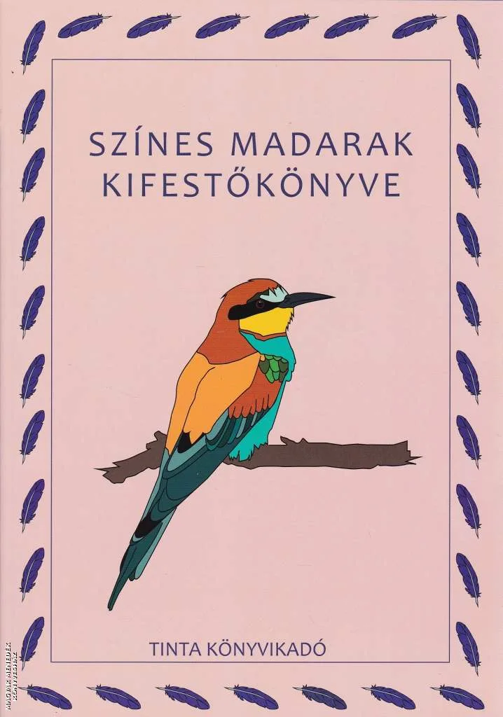 Színes madarak kifestőkönyve