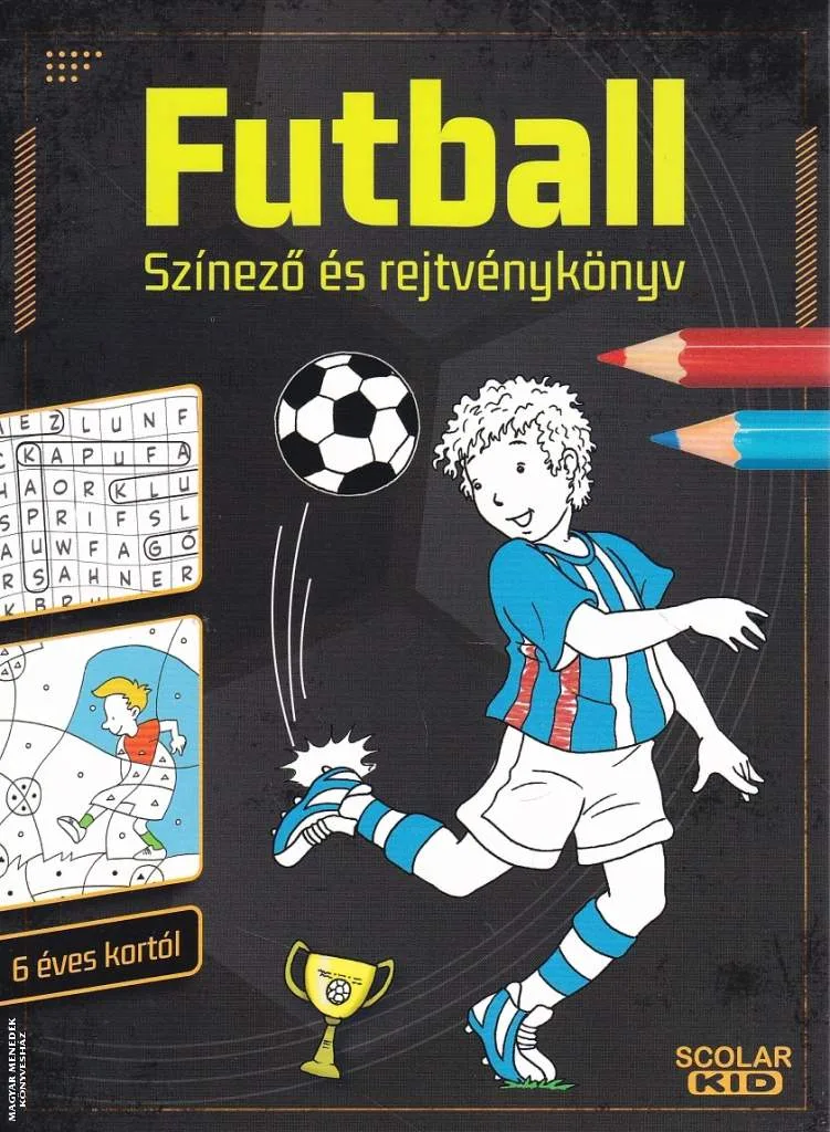 Futball - Színező és rejtvénykönyv