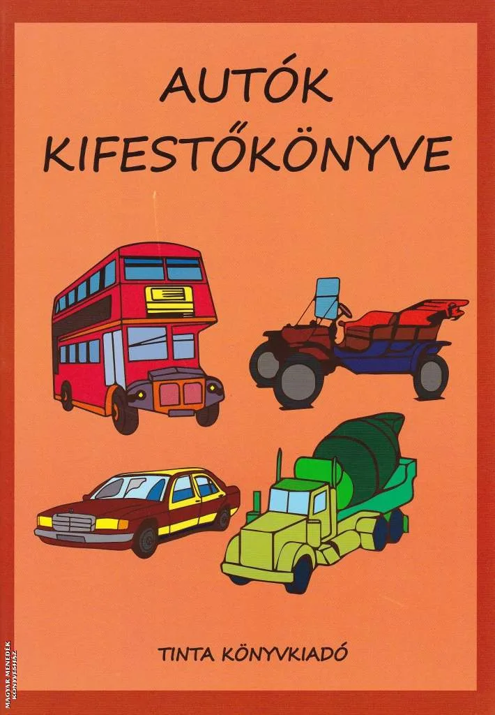 Autók kifestőkönyve