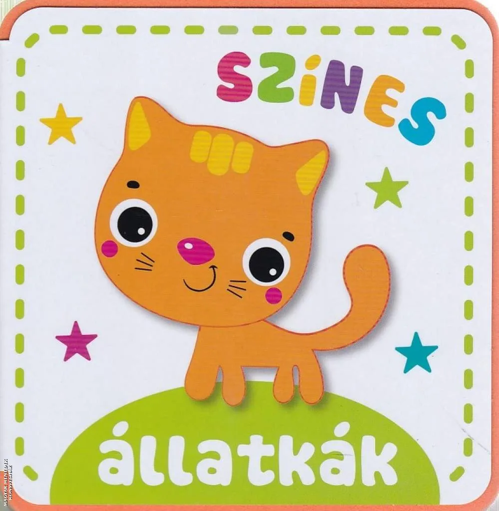 Színes állatkák - szivacskönyv