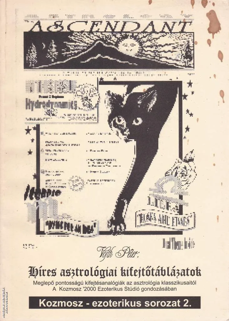 Híres asztrológiai kifejtőtáblázatok - ANTIKVÁR