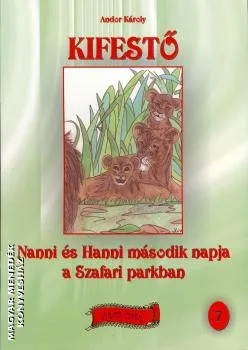 Nanni és Hanni második napja a Szafari parkban kifestő 7