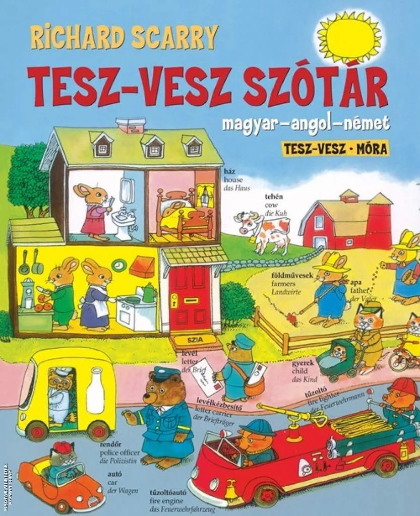 Tesz-Vesz szótár (magyar-angol-német)