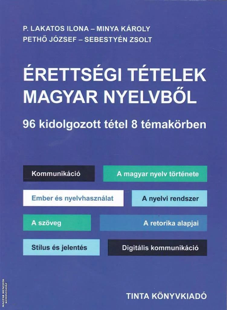 Érettségi tételek magyar nyelvből