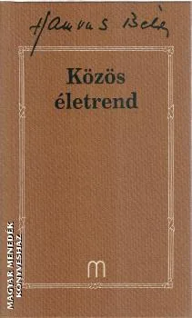 Közös életrend